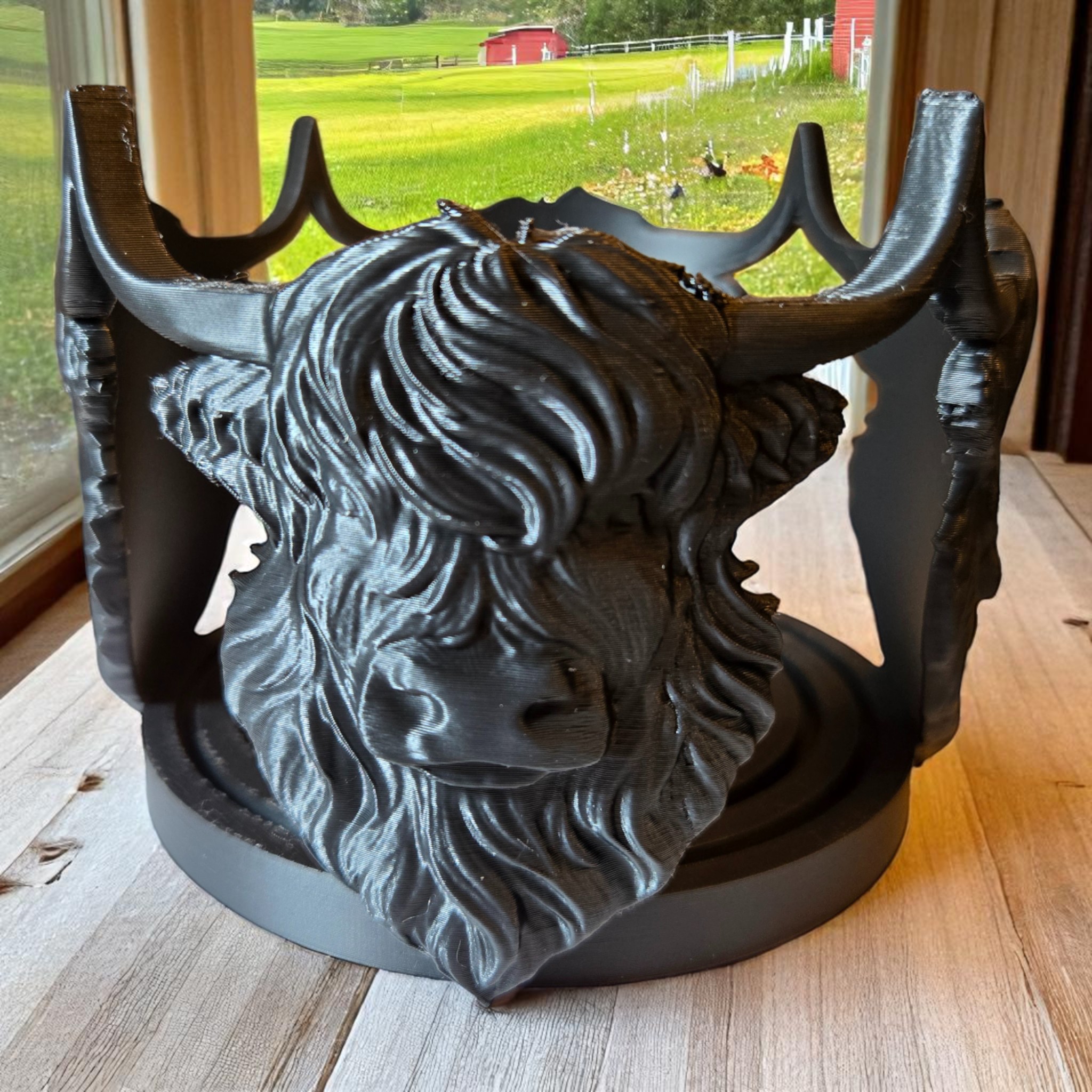 Highland Cow Candle Holder